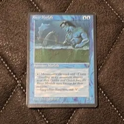River Merfolk Vintage 1994 MTG Blue Creature Magic Fallen Empires Card - Image 1