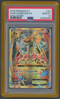 Pokemon Cards - PSA 10 Charizard EX 101/108 - Evolutions XY - GEM MT - PSA10 - Image 1
