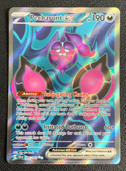 Pecharunt ex 085/064 Shrouded Fable Full Art Ultra Rare Pokemon TCG Card NM - Image 1