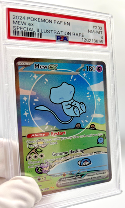 Pokemon Cards - PSA 8 Mew EX 232/091 - Bubble SIR Paldean Fates - NM-MT - PSA8 - Image 3