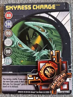 Bakugan:Battle Brawlers | Skyress Charge 🔵 Blue Ability Card | 2/18McD - Image 1