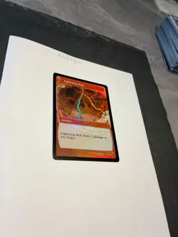 Magic the Gathering MTG Lightning Bolt x1 FOIL Card NM/M Future Sight Promo - Image 2
