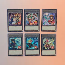 YU-GI-OH! SAMMELKARTEN 20TH ANNIVERSARY OFFICIAL CARD GAME JAPANESE LOT 6X CARDS - Image 1