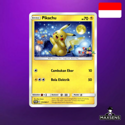 🔥Pokemon Card - Indonesian Promo Pikachu Toys Kingdom 172/SM-P🔥 - Image 1