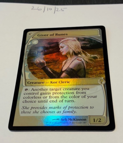 Magic the Gathering MTG Giver of Runes x1 Rare FOIL Card NM/M MB2 Future Sight - Image 1