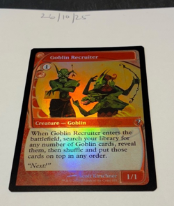 Magic the Gathering MTG Goblin Recruiter Unc FOIL Card NM/M MB2 Future Sight - Image 1