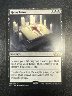 Grim Tutor Core Set 2021 Regular 103/274 NM JL - Image 1
