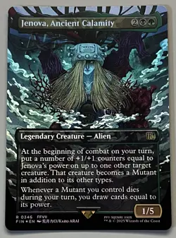 MTG Final Fantasy Jenova Legendary Creature - Alien RARE FOIL #0346 - Image 1