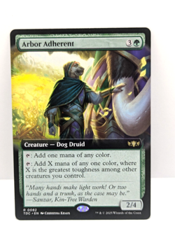 Tarkir: Dragonstorm - Arbor Adherent - Rare - Borderless - Creature - Tdc 082 - - Image 1