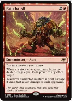 Pain for All (Regular, #151, NM) Edge of Eternities (EOE), MTG - Image 1