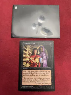 Played Magic The Gathering Vampiric Tutor Visions 1996 Wizards Coast - Image 1