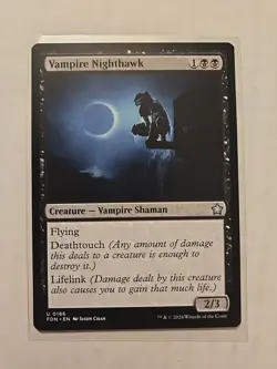 Vampire Nighthawk - Foundations - LP - Uncommon - Creature - MTG Magic - Image 1