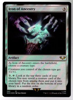 Icon of Ancestry 242 Rare Surge Foil Warhammer 40K MTG Near Mint - Image 1