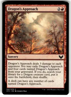 Dragon's Approach Strixhaven: School of Mages Regular MTG - Image 1