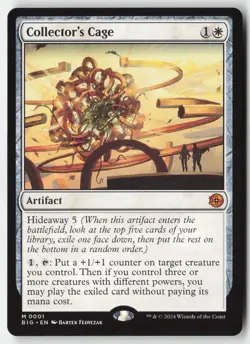 MTG - Collector's Cage M Outlaws of Thunder Junction: The Big Score 1 LP-NM - Image 1