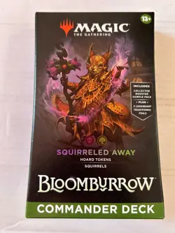 MTG Squirreled Away Commander Deck Bloomburrow New English Magic - Image 1