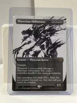 Phyrexian Obliterator (Showcase) Phyrexia: All Will Be One Regular - Image 1