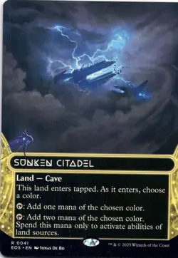 Sunken Citadel (0041) (Borderless) Edge of Eternities: Stellar Sights Magic MTG - Image 1