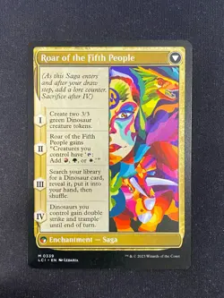 Huatli, Poet of Unity (BORDERLESS) - Lost Caverns of Ixalan (Magic/MTG) - Image 1