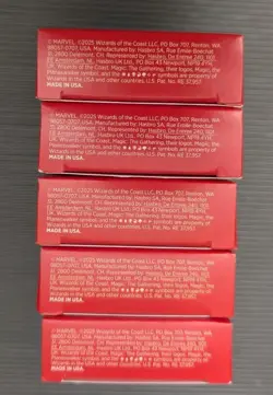 SDCC 2025 Magic The Gathering (MTG) x Spiderman Complete Welcome Deck Set (5) - Image 5