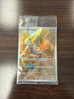 SEALED Pokemon Mimikyu SVP 075 Paldean Fates Black Star Promo - Image 1