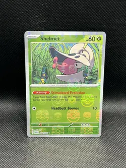 Shelmet 008/086 MASTER BALL REVERSE HOLO White Flare Pokemon English Foil TCG - Image 1