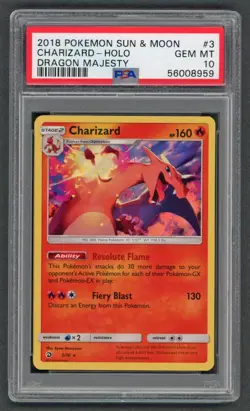 Pokemon Cards - PSA 10 Charizard 3/70 - Dragon Majesty - PSA10 - GEM MT - Image 1