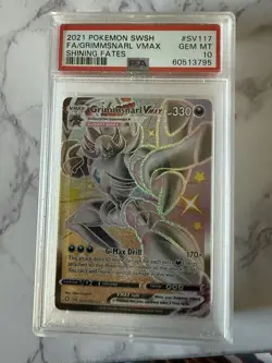 2021 Pokemon SWSH Shining Fates Grimmsnarl VMAX #SV117 PSA 10 Gem - Image 1
