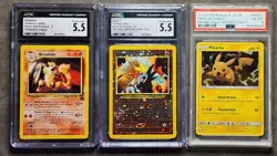 Lot Of 3 Graded Pokemon Cards CGC PSA - Image 1