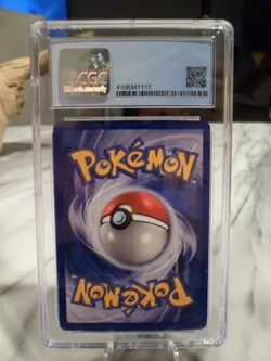 Team Rocket's Meowth CGC 8 Pokemon 2000 Black Star Promos 18 Pokemon League - Image 2