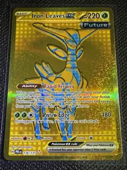 Iron Leaves ex #176/131 - Prismatic Evolutions Hyper Rare Pokemon - NM - Image 2