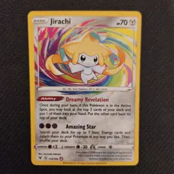 Pokemon TCG Jirachi 119/185 Amazing Rare Vivid Voltage Holo English 2020 - Image 1