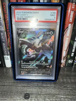 2022 Pokemon Lugia V (Alt Full Art) 186/195 SWSH Silver Tempest PSA 9 - Image 1