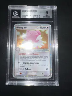 POKEMON BGS 9 BLISSEY EX HOLO 101/115 EX UNSEEN FORCES ENGLISH 2005! - Image 3
