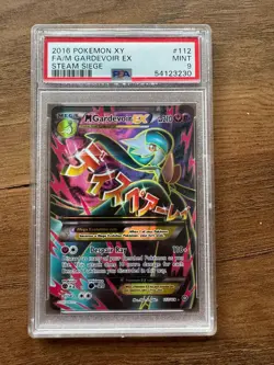 Pokemon M Gardevoir EX XY Steam Siege Full Art #112 PSA 9 Mint english - Image 1