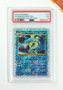 Pokemon PSA 5 Gyarados #12 Reverse Foil Legendary Collection 2002 English - Image 1