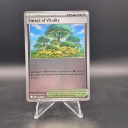 Forest Of Vitality 117/132 Pokemon Tcg Reverse Holo Foil Mega Evolution - Image 1
