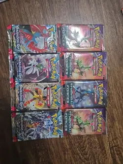 Pokemon Lot Of 8 Scarlet and Violet Temporal Forces & Paradox Rift Booster Packs - Image 1