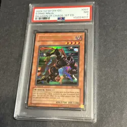 2004 Yugioh 1st Edition Strike Ninja IOC-007 Invasion of Chaos Ultra Rare - Image 1