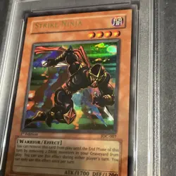 2004 Yugioh 1st Edition Strike Ninja IOC-007 Invasion of Chaos Ultra Rare - Image 3