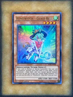 Yugioh Windwitch - Glass Bell RATE-EN098 Ultra Rare 1st Ed NM - Image 1