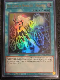 Yugioh Sky Striker Mobilize - Engage! MAMA-EN009 Ultra Rare 1st Ed NM - Image 1