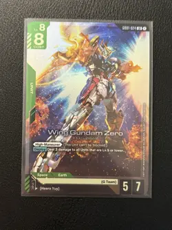 Wing Gundam Zero Foil - GD01-024 NM - Gundam TCG Card Game - Image 1