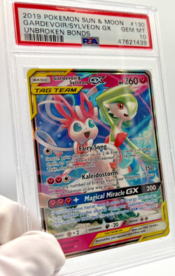 Pokemon Cards - PSA 10 Gardevoir & Sylveon GX 130/214 - Unbroken Bonds - GEM MT - Image 3