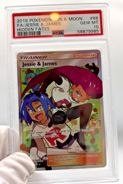 Pokemon Cards - PSA 10 Jessie & James 68/68 - Hidden Fates FA - GEM MT - PSA10 - Image 4