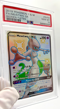 Pokemon Cards - PSA 10 Mewtwo GX SV59/SV94 - Hidden Fates - GEM MT - PSA10 - Image 3