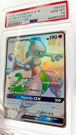Pokemon Cards - PSA 10 Mewtwo GX SV59/SV94 - Hidden Fates - GEM MT - PSA10 - Image 5