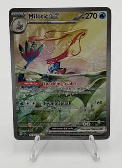 Pokemon TCG Surging Sparks Milotic EX SIR Holo Card 042/191 NM Condition - Image 1