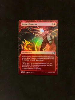 Impact Tremors #44 FOIL [Enchanting Tales] Magic MTG Cards NM/LP - Image 1