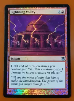 1x Lightning Volley | FOIL | Born of the Gods | MTG Magic Cards - Image 1